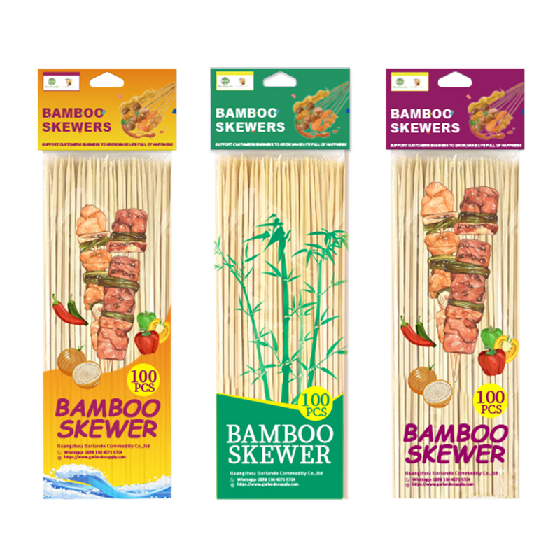 bamboo skewers packaging in Russia and Canada